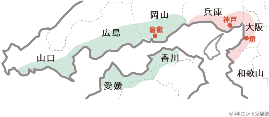 瀬戸内・阪神地図