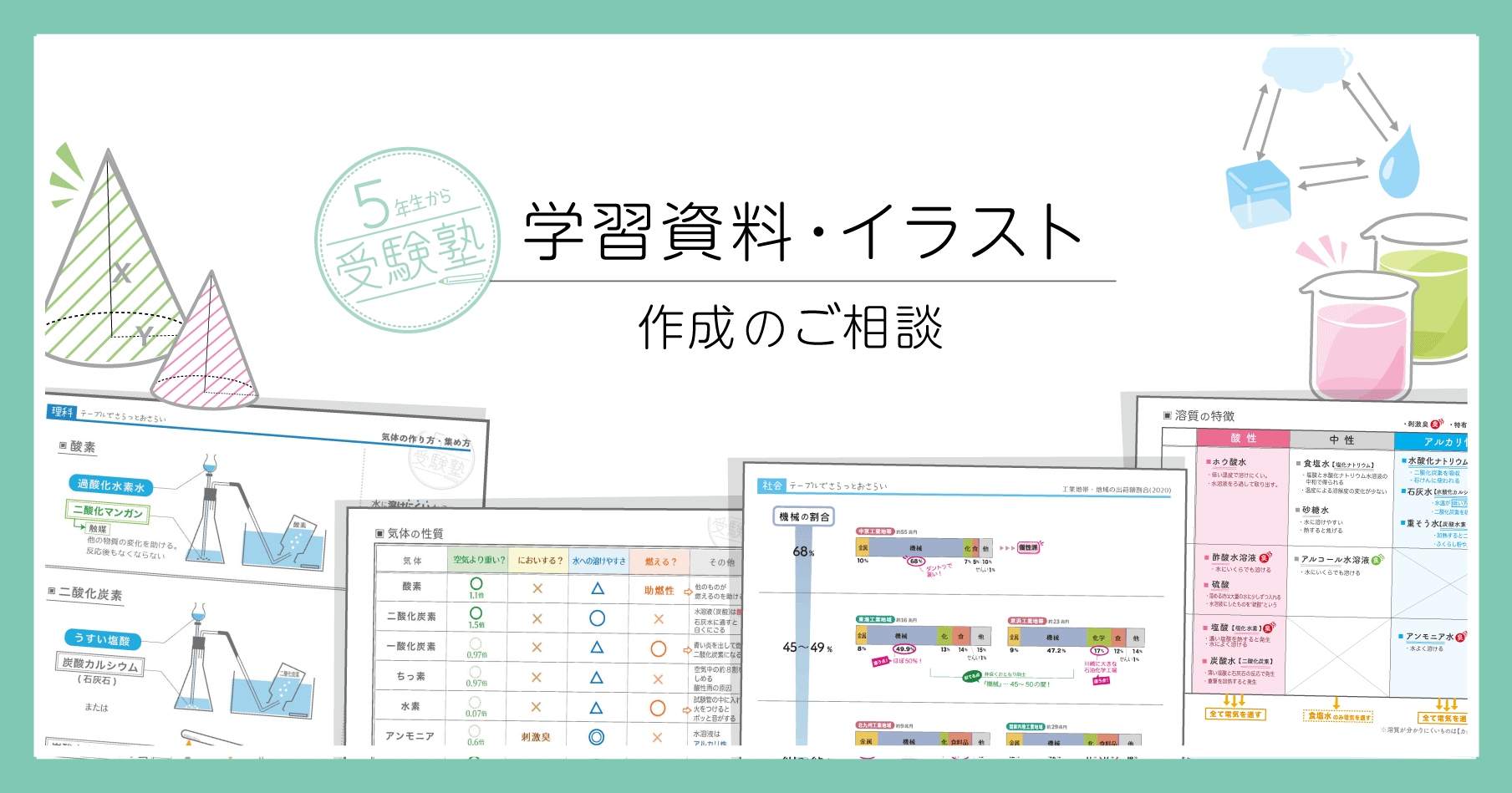 資料・イラスト作成のご相談